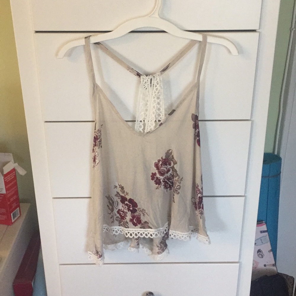 American Eagle Don't Ask Why crop swing tank.